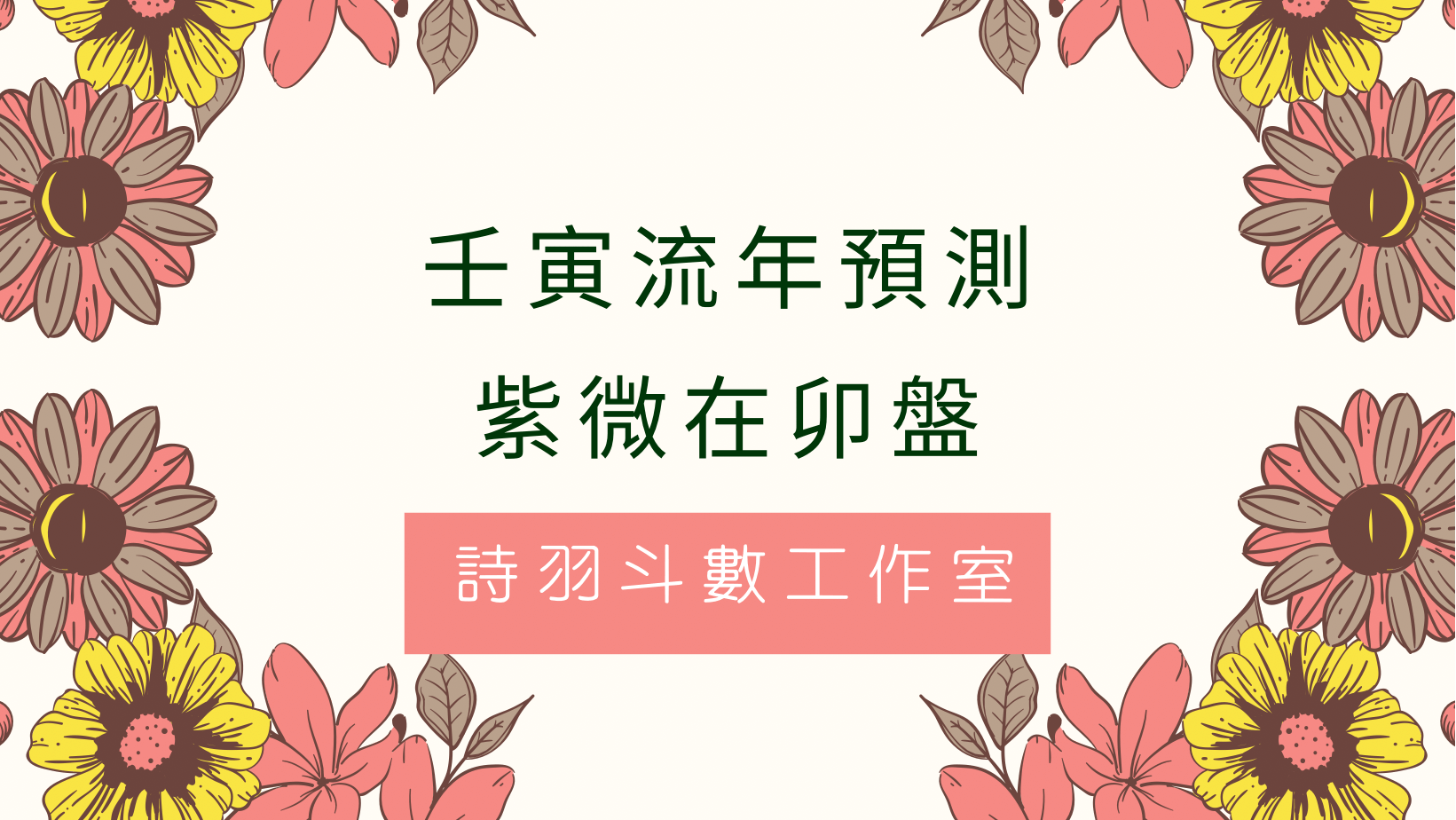 壬寅流年預測 - 紫微在卯盤