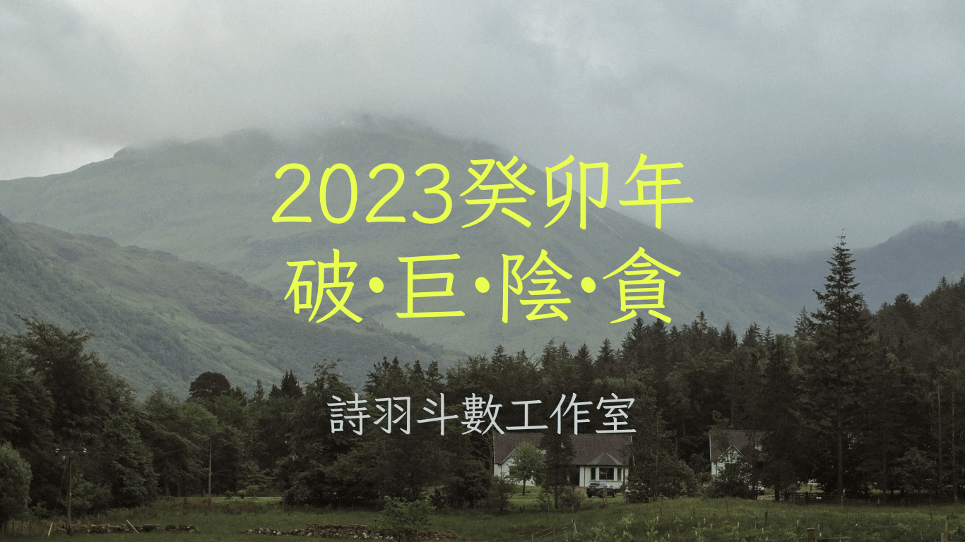 2023癸卯年 - 破．巨．陰．貪